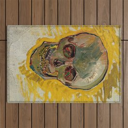 Vincent van Gogh - Skull 1887 #2 Outdoor Rug