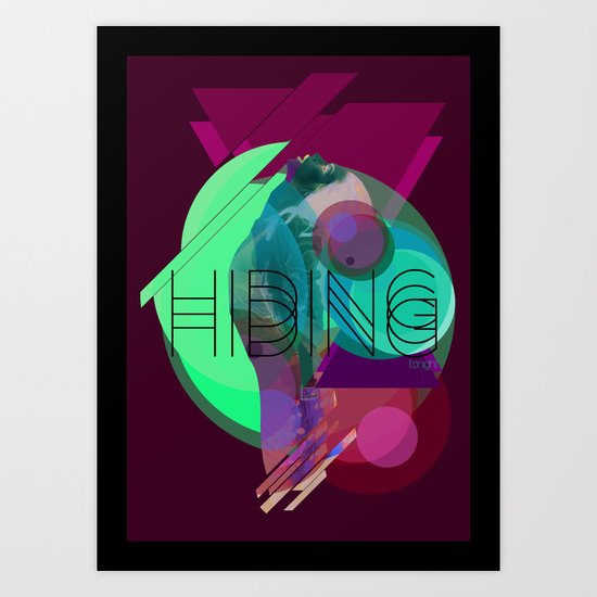 Hiding Tonight Art Print