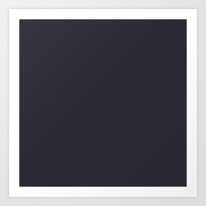 Deep Well Gray Art Print