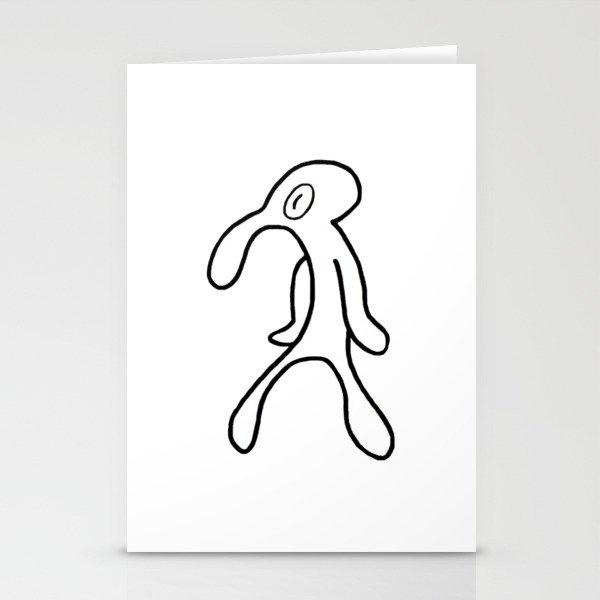 Spongebob Minimalistic Bold And Brash Stationery Cards By Sads