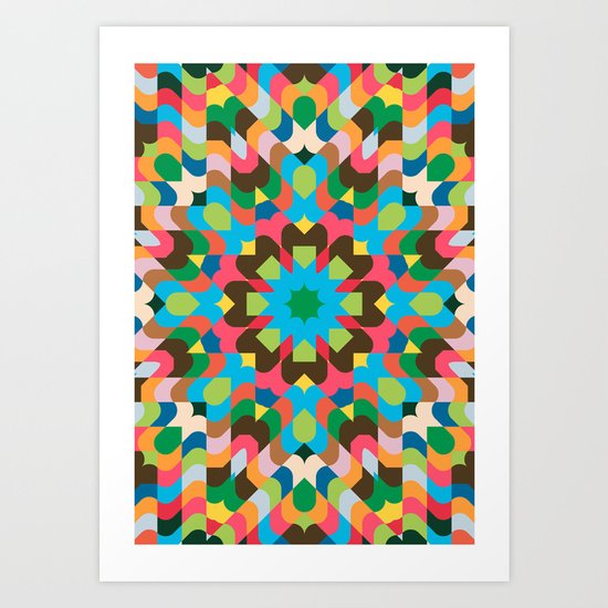 Glow Art Print