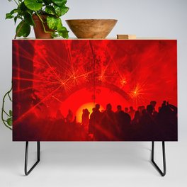 "On fire" - Light cycles laser light show Adelaide South Australia Credenza