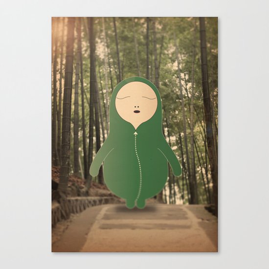 v e r d e n e l v e r d e Canvas Print