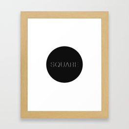 Square Framed Art Print