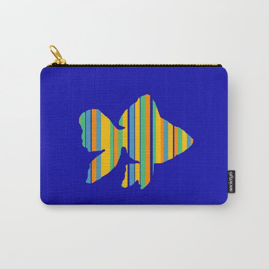 Goldfish Stripes Carry-All Pouch