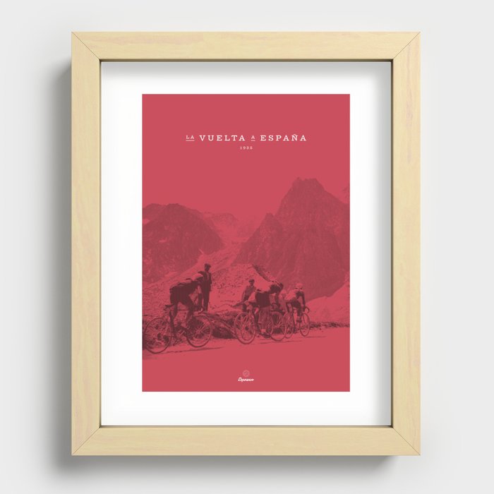 Vuelta España Recessed Framed Print