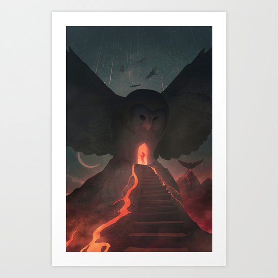 We Name the Stars that Fall Upon Us Art Print