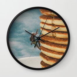 Pancake Rocks Wall Clock