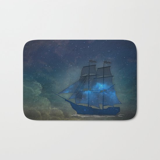 Ships and Stars Bath Mat