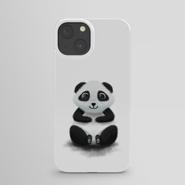 Cute Baby Panda iPhone Case