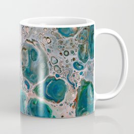 Blue Unique Fluid Pour Acrylic Painting Coffee Mug | Acrylic, Abstractprint, Fluidcells, Bluedesign, Blueart, Acrylicpour, Blue, Bluepainting, Blueprint, Uniqueabstract 