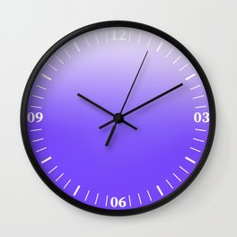 BLUE VIOLET OMBRE Wall Clock