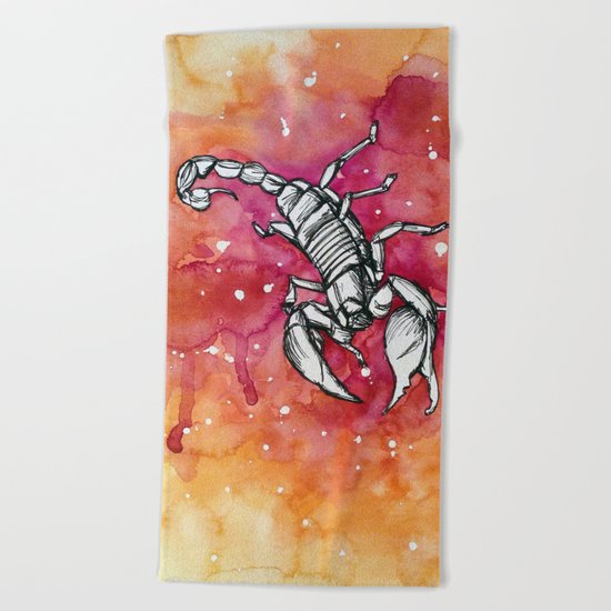 scorpion Beach Towel