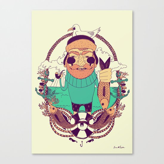 Fisherman Canvas Print