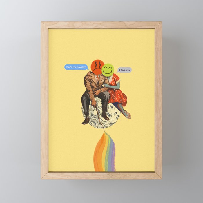 The tragedy of love Framed Mini Art Print