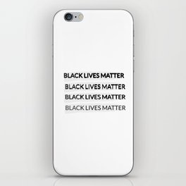 BLACK LIVES MATTER iPhone Skin