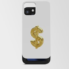 Gold Money Sign iPhone Card Case