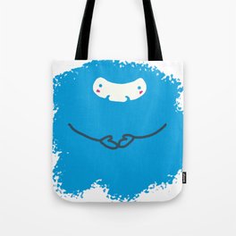 Cute blue monster Tote Bag