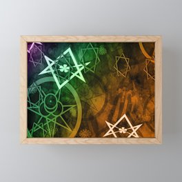 The Law of Thelema Framed Mini Art Print