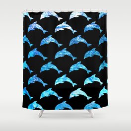 Dolphin Shimmer Shower Curtain