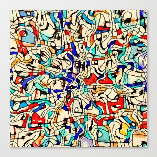 Abstract W Canvas Print