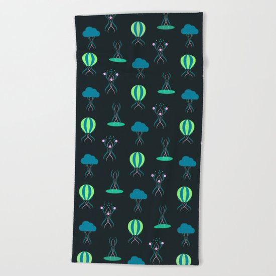 Bioluminescence Beach Towel