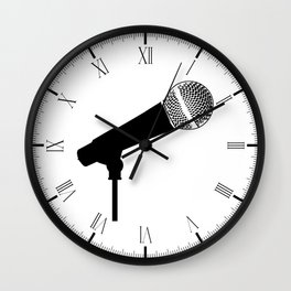 Microphone Wall Clock