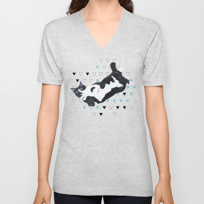 Tuxedo outlet v-neck t-shirt