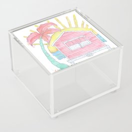 Beach Shack Vibes Acrylic Box