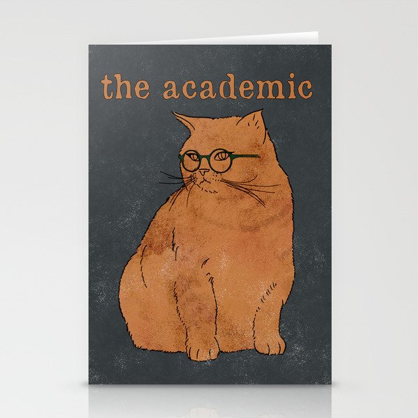 The Academic Vintage Poster Stationery Cards