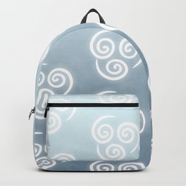 Avatar Air Bending Element Symbol Backpack | Nations, Elements, Tribe, Nickelodeon, Air, Avatar, Anime, Korra, Graphicdesign, Nomad 