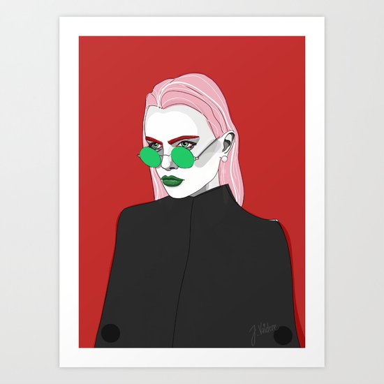 Red Art Print