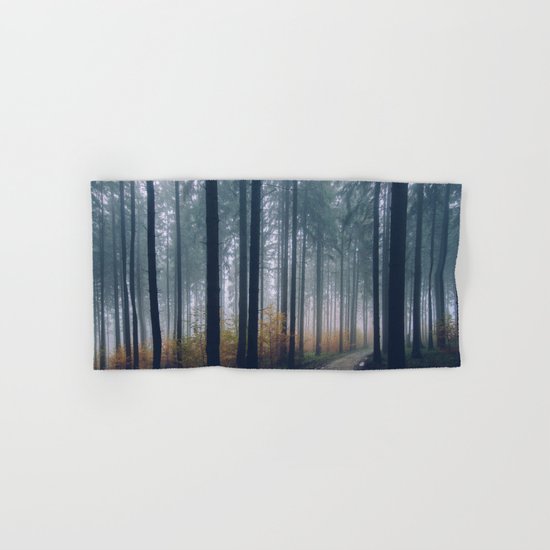 Into the woods #fog Hand & Bath Towel
