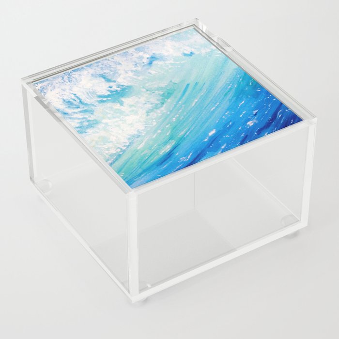 Ocean Wave Acrylic Box