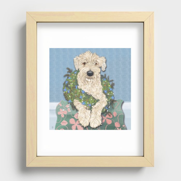 Wheaten Terrier Recessed Framed Print