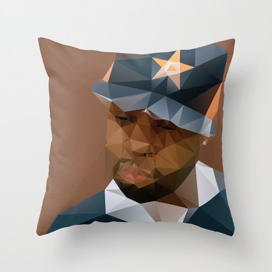 J DILLA Throw Pillow
