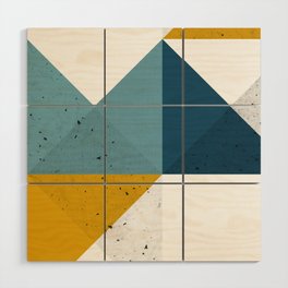 Modern Geometric 19 Wood Wall Art