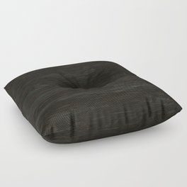 Black Wood Floor Pillow