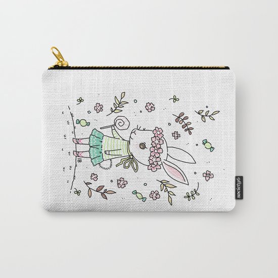 Summer Bunny Carry-All Pouch