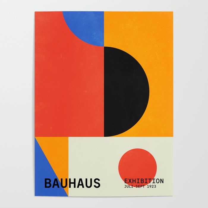 BAUHAUS 08: Exhibition 1923 | Mid Century Series Poster