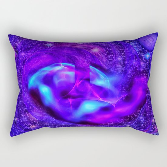 Cosmic Electricity Rectangular Pillow