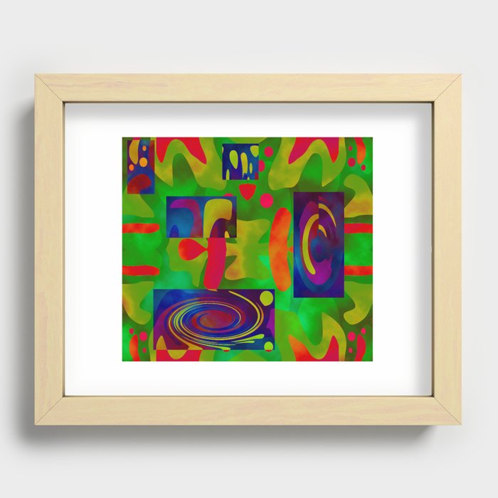 Phases Recessed Framed Print