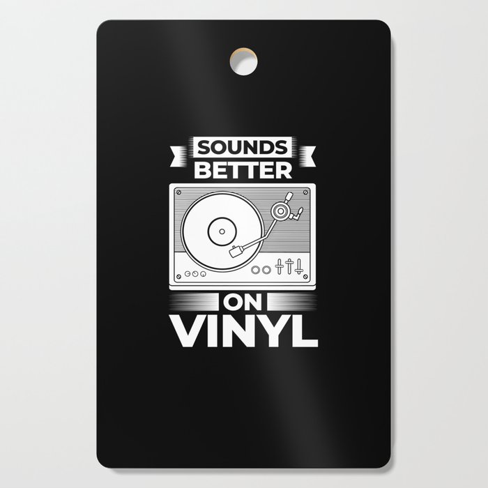 Vinyl Record Player LP Music Album Cutting Board