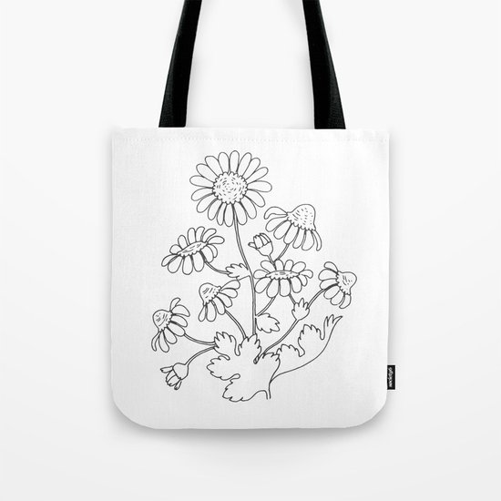 Chamomile flower Tote Bag