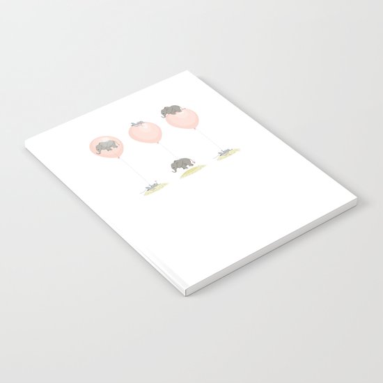 Elephant, globe and mouse Notebook