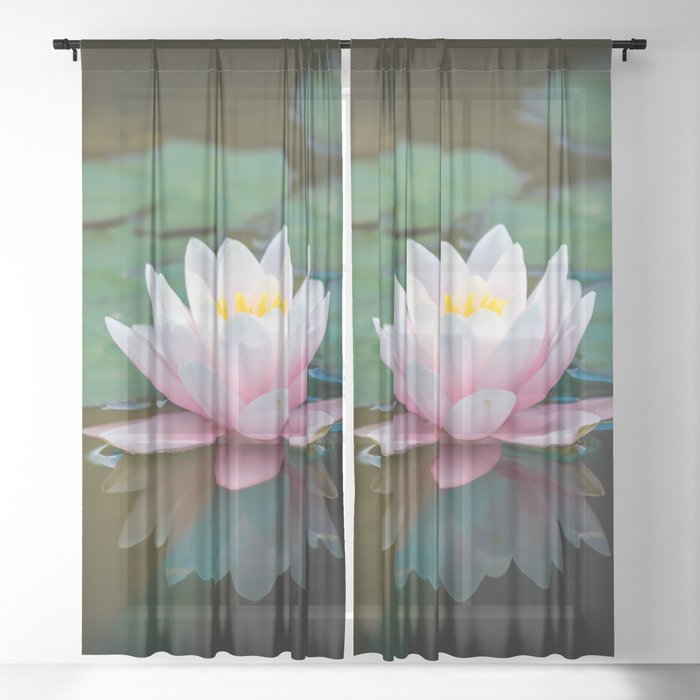 Water Lily Sheer Curtain