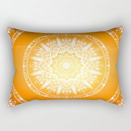 Sunset mandala Rectangular Pillow