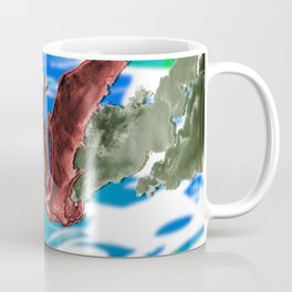 Flying Dragon - Yellowbox ink painting Coffee Mug