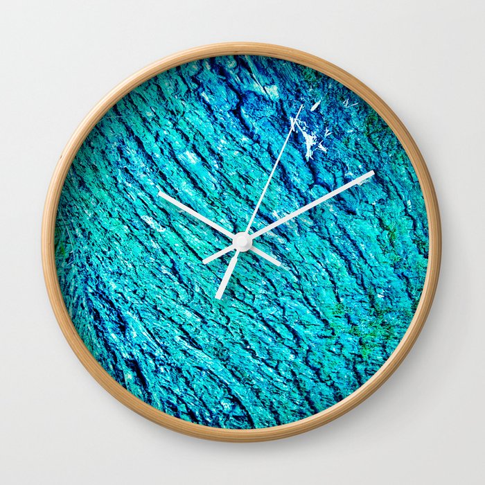 Underwater Wood 5 Wall Clock