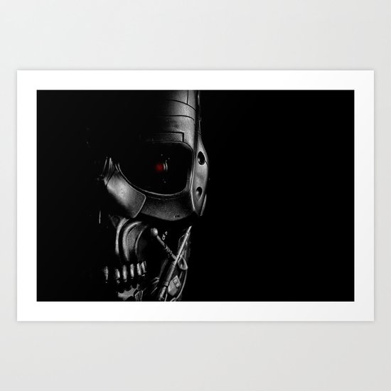 Endoskeleton Art Print